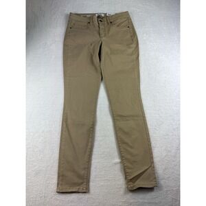 Sonoma Jeans‎ Juniors Khaki Size 8L Skinny Stretch Cotton Blend Pants